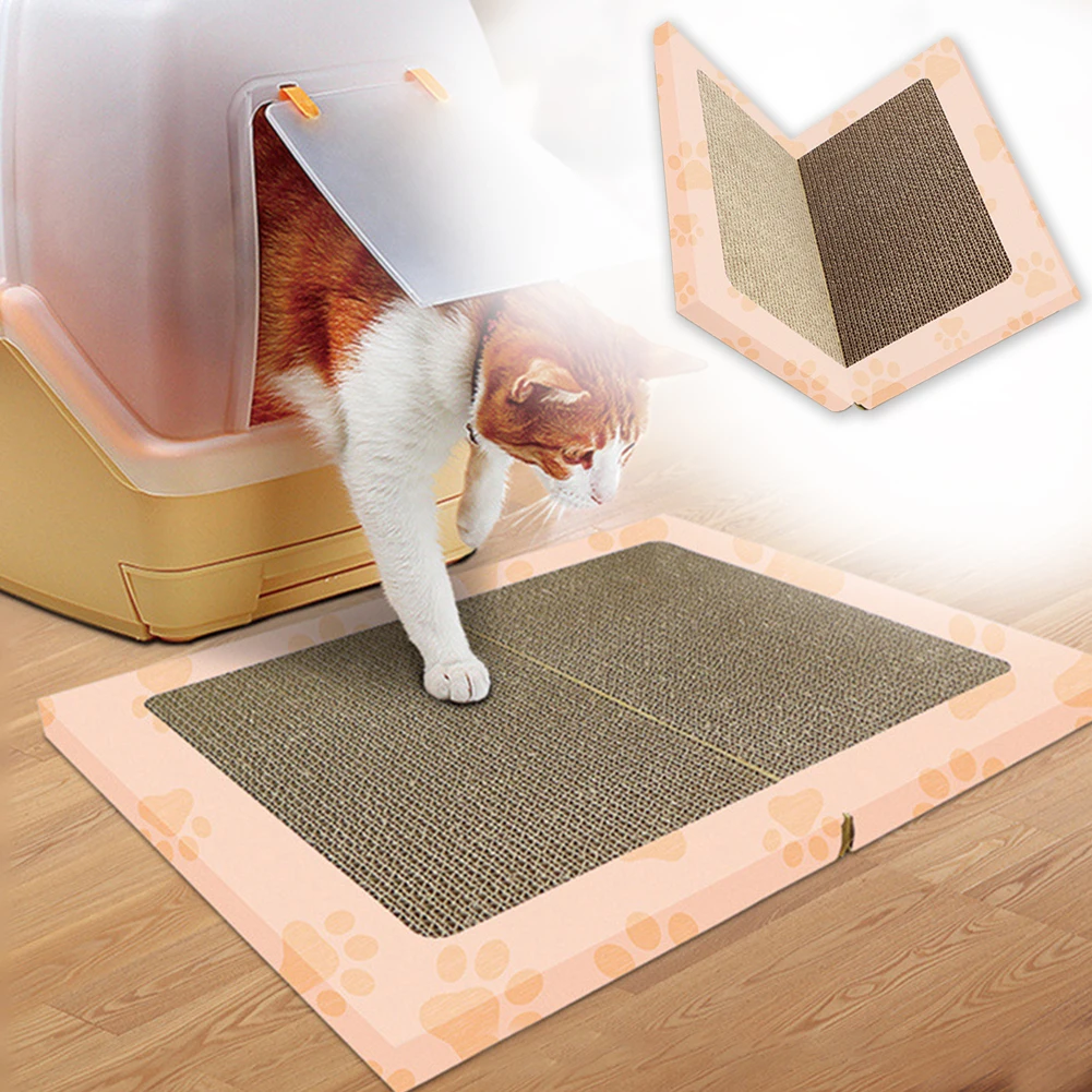 Складная кошачья лапка практичная игрушка товары для домашних животных Когтеточка в форме книги многоцелевой гофрированной бумаги многоразовые когти