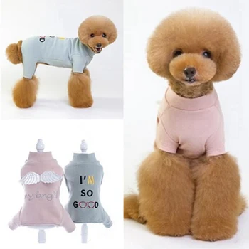 

Cute Small Dogs Pajamas Pet Dogs Cloth Puppy Jumpsuit For Dog Polyester Cotton Costume Pajamas Lovely Jumpsuit Pets Supplies