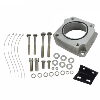 

Front Facing Intake Manifold Throttle Body Adaptor Kit Throttle Plate PQY-TBS61 for New R33 RB25DET Skyline
