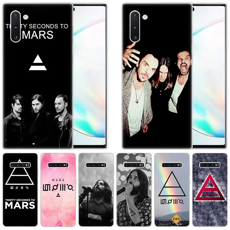 

Silicone Case 30 Second To Mars 30STM for Samsung Galaxy Note 10 Pro 9 8 5 M30S M40 S10E S10 5G S9 S8 Plus S7 S6 Edge S5 Cover