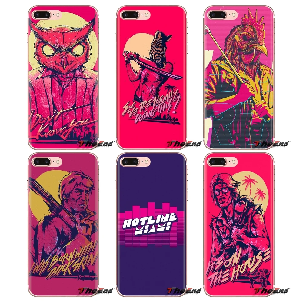 game hotline miami For LG Spirit Motorola Moto X4 E4 E5 G5 G5S G6 Z Z2 Z3 G2 G3 C Play Plus Mini Soft Transparent Shell Covers |