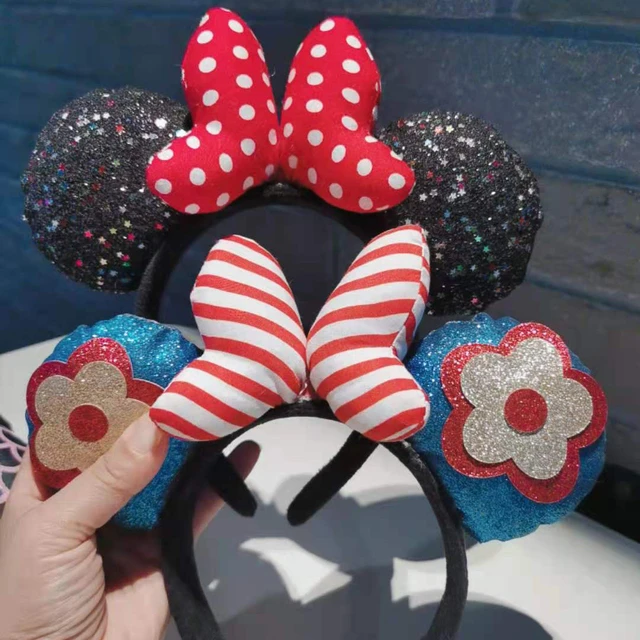  Disney Diadema con orejas de Minnie Mouse - Diadema de