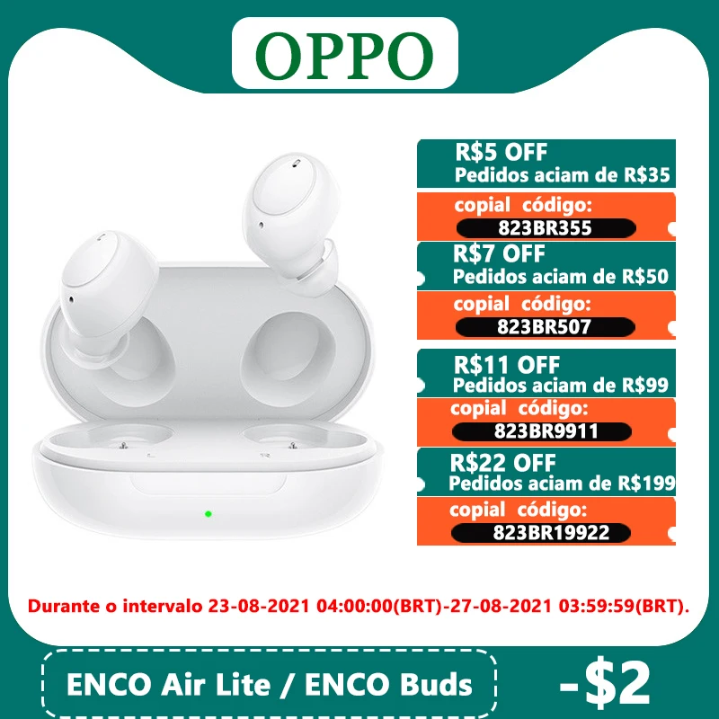 Oppo Enco Buds Tws Earphone Wireless 