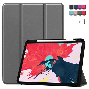 

Pen Holder Smart Wake Sleep Case For iPad Pro 11'' 2020 Flip Leather Stand Cover For iPad Pro 11 inch +Stylus