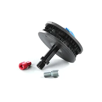 

MTB Chain Cleaner Rebuild Kit Scrubber Road Cleaning Tools Metal Black Set