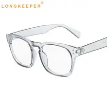 Модные прозрачные квадратные очки с оправой для женщин и мужчин, ретро очки с заклепками, женские компьютерные прозрачные линзы, оптические очки