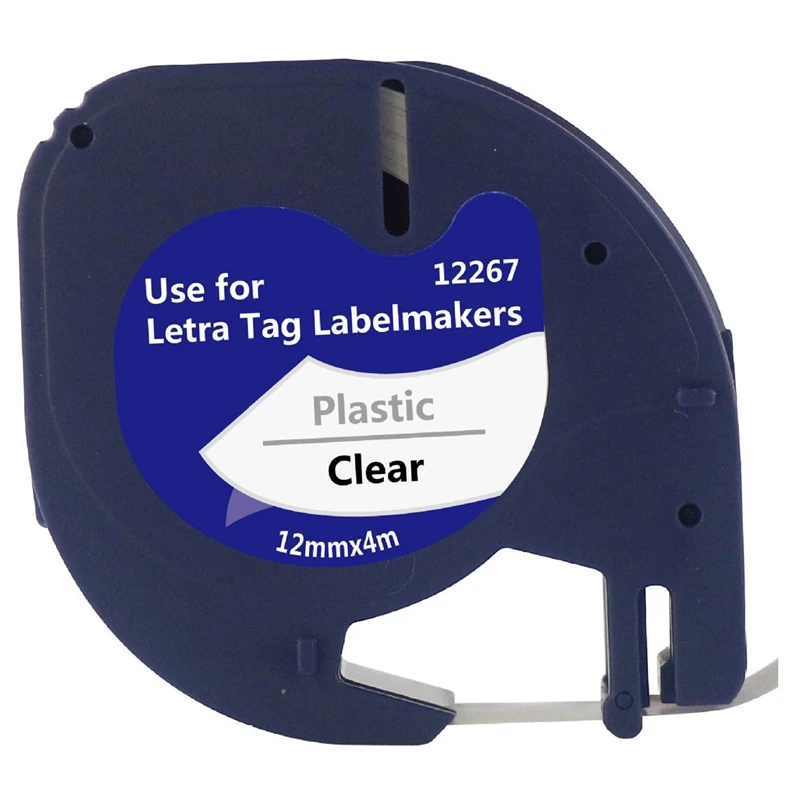 7 Pack 91201 Compatible Dymo Letratag Tape 12Mm 91330 16952 91331 91332 Mixed Color Tape for Dymo Letratag Lt-100H