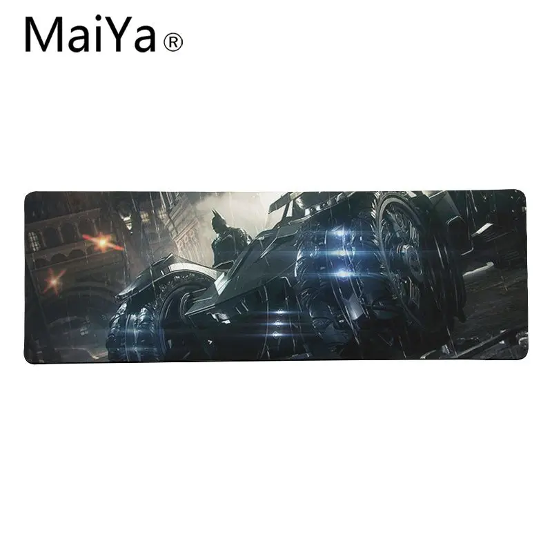 Maiya Высокое качество DC супергерой Бэтмен натуральный резиновый игровой коврик для мыши Настольный коврик большой коврик для мыши клавиатуры коврик - Цвет: Lock Edge 30x80cm