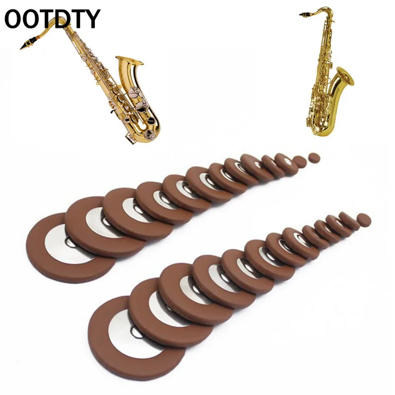 OOTDTY 25 шт. альт саксофон Саксофон remplacement Bois искусственной колодки en cuir
