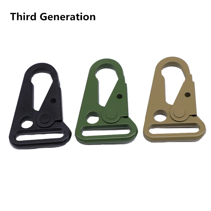 Carabiner Clips 3Pcs HK Type 1" Inch Sling Snap Hook Rifle Strap Gun Attachment