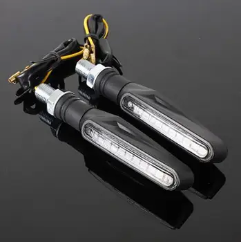 

Universal Motorcycle Bike Turn Signal Indicator Blinkers Light Amber Black Casing Housing 2PCS