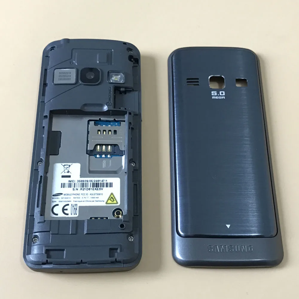 S5610 Оригинальный разблокированный Samsung мобильный телефон Bluetooth 5MP камера GSM MP3