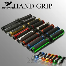 Мотоцикл 7/" 22 мм руль ручные ручки рукоятка конец для Aprilia RSV4 2009-2013 ZX-10R 2004-2013 NINJA650R ER-6N 2012-2013