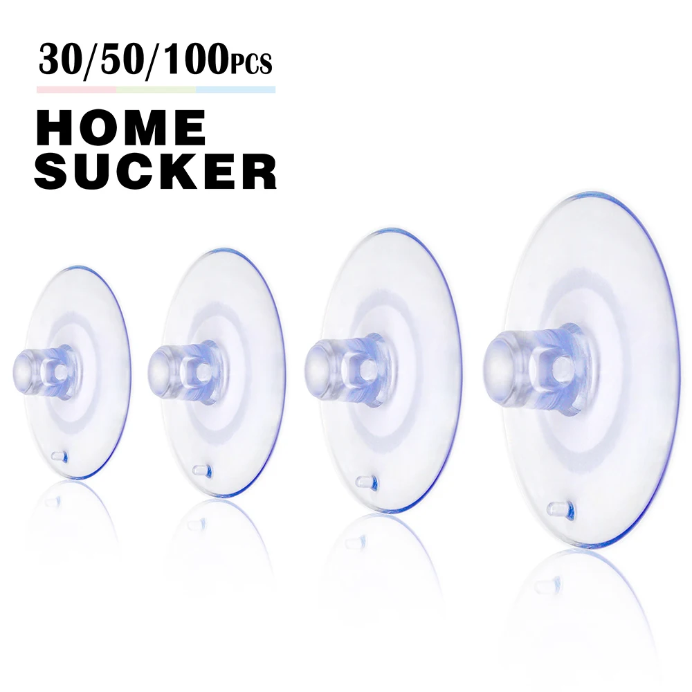 100pcs Professional Suction Cups Glass Suction Cups Home Plastic Suction  Cup 