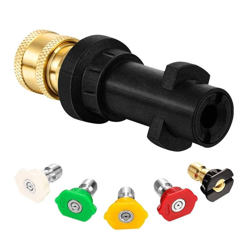High Pressure Washer Gun Adapter Quick Connector For Karcher K2 K3 K4