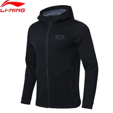 Li-Ning Мужская баскетбольная толстовка с капюшоном, куртки, теплый флис, обычная посадка, 72% хлопок, 28% полиэстер, Удобная подкладка, спортивные топы AWDN873 MWW1505
