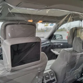 

1.4*2M Transparent Car Anti Droplets Proof Isolation Screen PVC Protection Film Curtain for Taxi Driver Passenger Car Interior