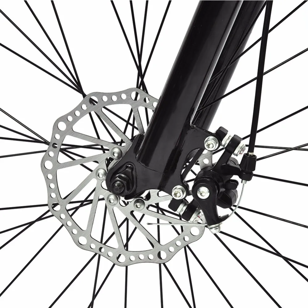 Excellent 26inch 21 Speed Bike Bicycle Dual Disc Brake Dual Shockproof Frame Mountain Bike Adults Teenagers Bicycle Bike 10