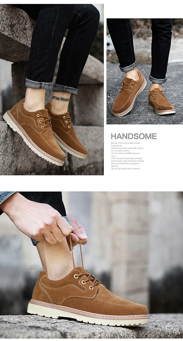Vogue Ankle Boots Warm Men Snow Boots Winter Lace-up Men Shoes Nice Pop Vogue Fashion Flock Plush Winter Boots Men