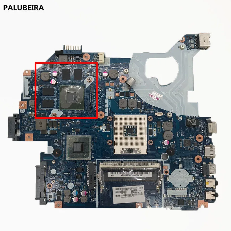 

PALUBEIRA MBRCG02006 MBRCG02007 P5WE0 LA-6901P Laptop motherboard for Acer Aspire 5750 5750G 5755 5755G MB.RCG02.006 DDR3 Full T