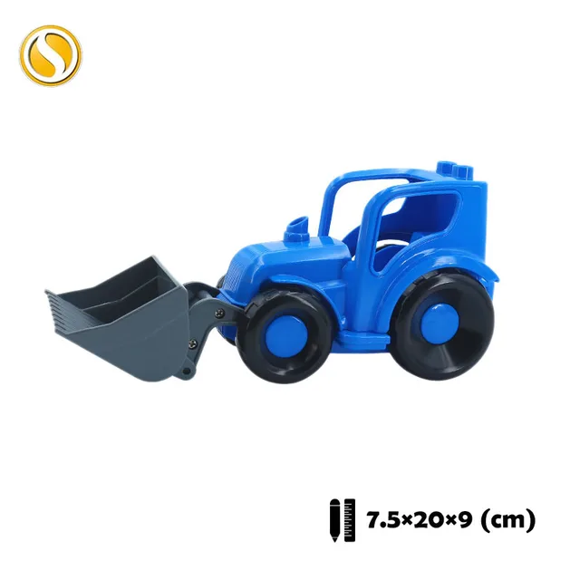 Trailer Car model Airplane Big Building Blocks Vehicle Accessory Compatible Classic Assemble Bricks Children DIY Toys Girl Gift CHE021-lan