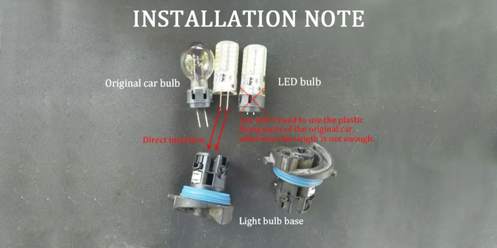 2 шт. 6000K 4500K без ошибок Canbus G4 HP24W 48smd светодиодный s лампы для Citroen C5 peugeot 3008 светодиодный DRL Дневной ходовой светильник 1000 люмен