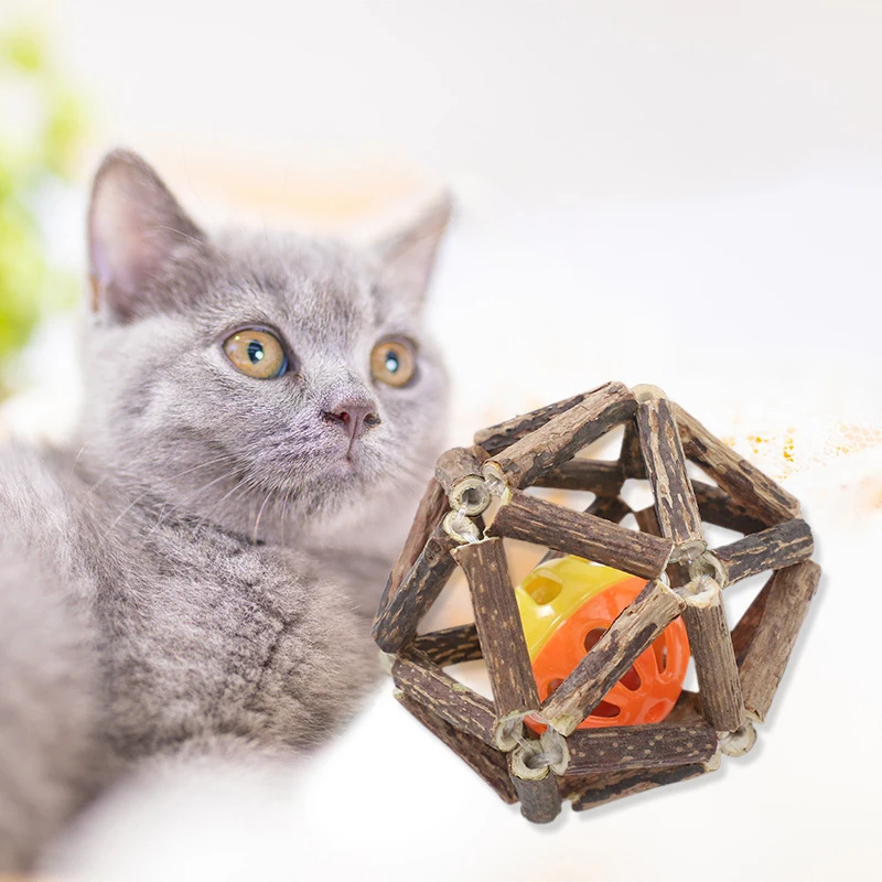 Кошачья мята шарик с колокольчиком игрушки для домашних животных Kitty Аксессуары