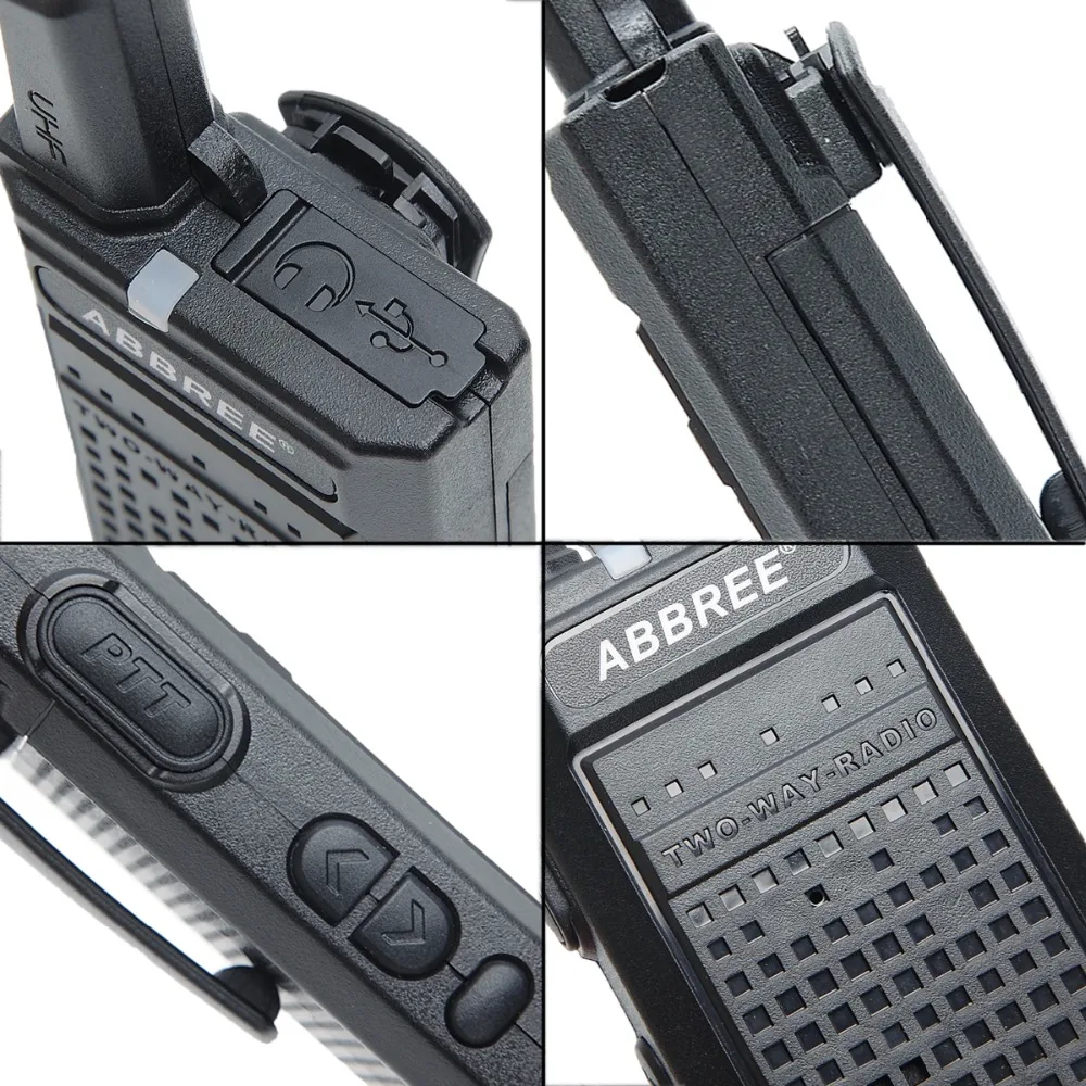 2 шт ABBREE AR-A2 мини удобная портативная рация мини VOX USB зарядка UHF двухстороннее радио Comunicador приемопередатчик Woki Toki VOX BF-888S
