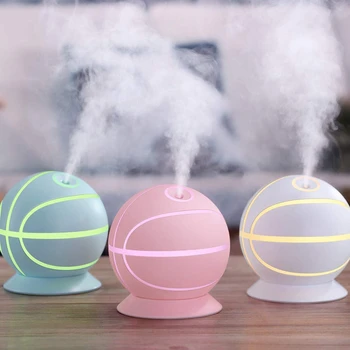 

Air Purifier 240ml Large Capacity 35ml/h LED Humidifier Home Mute Mini Office Desktop Aromatherapy Basketball Handy Switch With