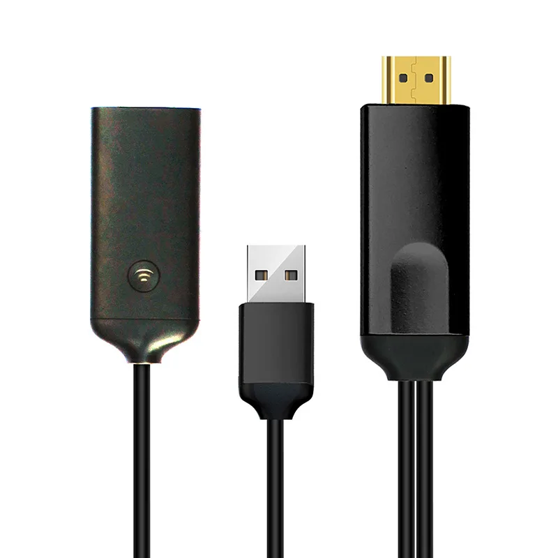 C89 проводной+ беспроводной с экраном, HDMI, Android, IOS для проводной беспроводной ТВ-карты два в одном 2,4G/5G 1080P wifi