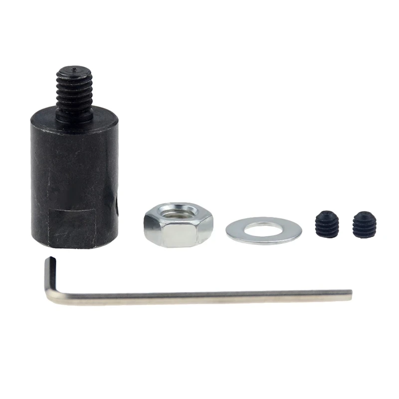 Saw Blade Chuck M6 Connecting Rod 3.17/ 5/ 6/ 8mm Coupling Chuck Adapter Angle Grinder Spindle Cutting Machine Electric Drill