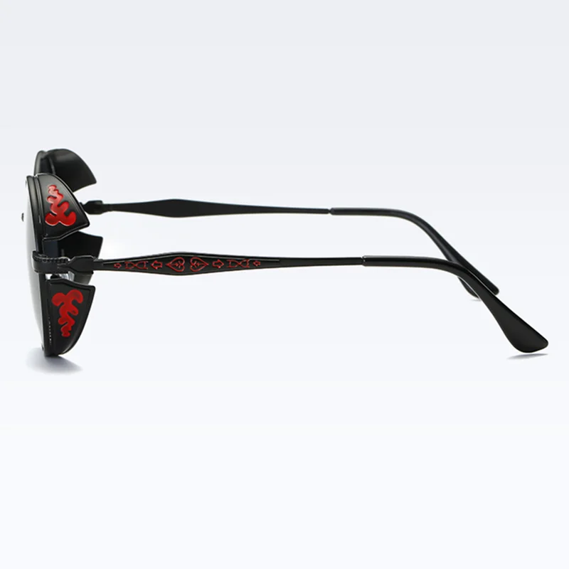 Металлические круглые стимпанк Солнцезащитные очки для мужчин и женщин, модные очки, фирменный дизайн, ретро оправа, Винтажные Солнцезащитные очки, высокое качество, UV400