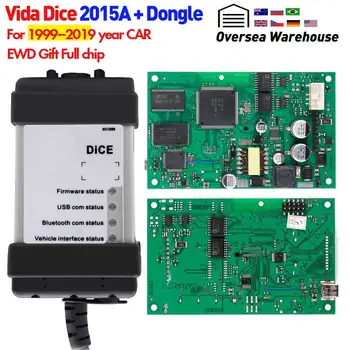 

Vida Dice 2015A For Vo-lvo Car from 1999-2019Vida Dice diagnostic Full Chip Pro with EWD Green Board OBD2 Car Diagnostic Tool