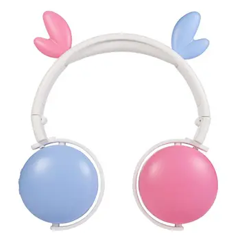 

Cute Cat Ear Headphone Bluetooth 5.0 Wireless/Wired Stereo Headset for Kids Gaming Earphones for PC