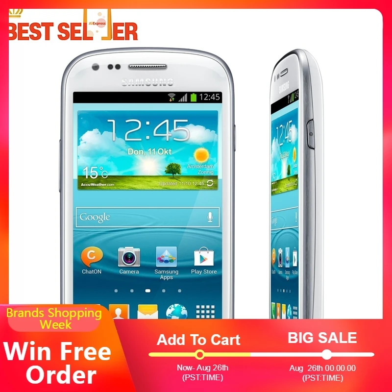 I8190 разблокированный оригинальный samsung Galaxy S3 mini i8190 мобильный телефон