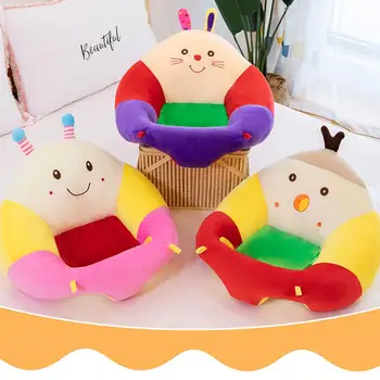 

Baby Sofa Support Seat Cover Plush Chair Learning To Sit Comfortable Toddler Nest Puff Washable With/NO Filler Cradle Sofa Chair