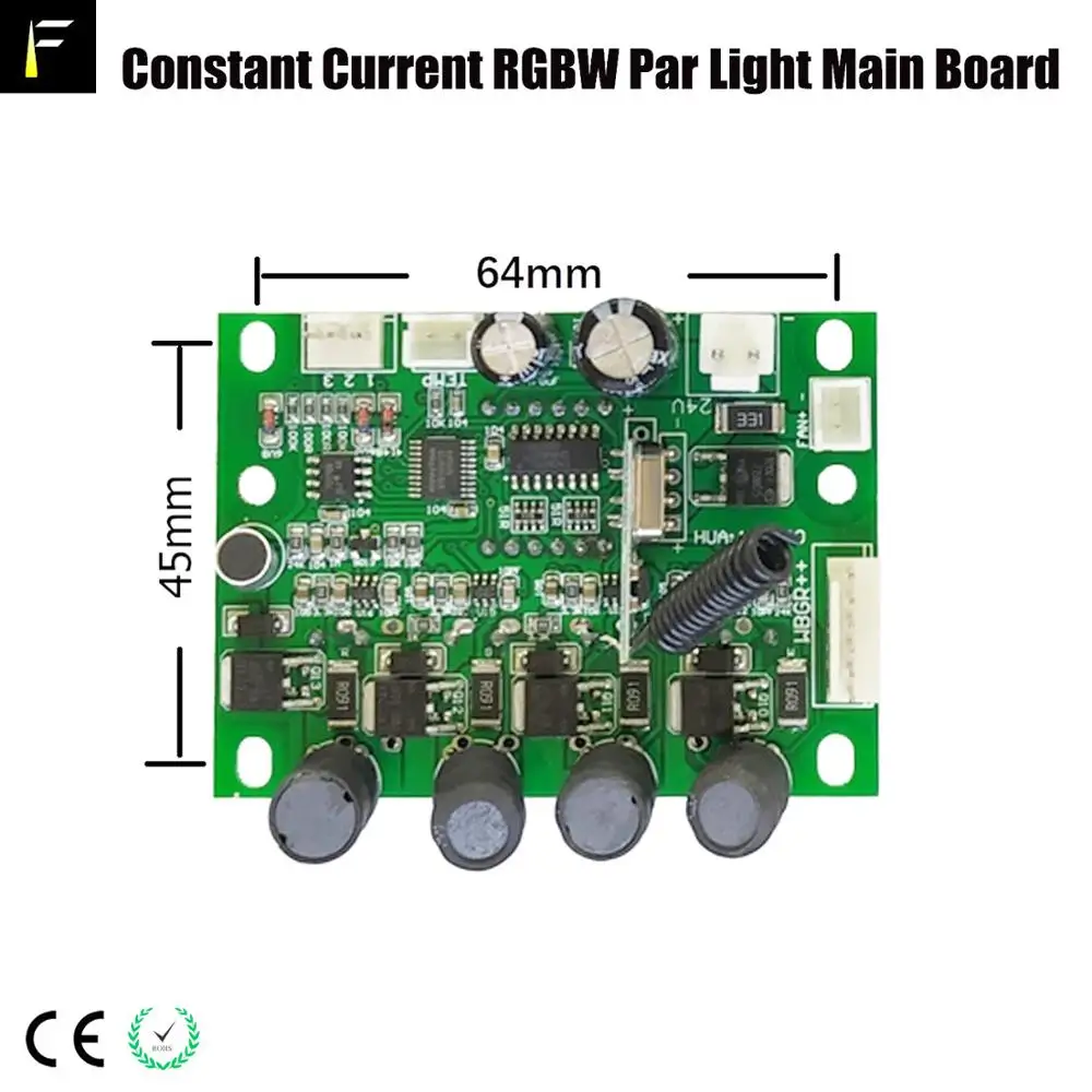 Светодиодный напольный светильник Par Can 54x3 Вт RGBW/RGB Основная программа + Плата