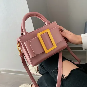 

2020 Fashion Metal Lock Mini Small Square Pack Shoulder Bag Crossbody Package Clutch Women Designer Wallet Handbags Bolsos Mujer