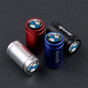 

4PCS Car Wheel Tire Parts Valve Stem Caps For X5 E90 E39 X3 E60 X6 E46 X1 E36 X2 X4 F15 F16 F17 F25 F26 F48 F80 M3 Car styling