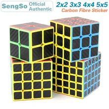 ShengShou Легенда углеродного волокна Стикеры 2x2x2 3x3x3, 4x4x4, 5x5x5, волшебный куб, набор 2x2/oneplus 3/OnePlus x 3 4x4 5x5 скоростная головоломка, развивающие игрушки