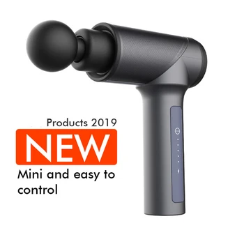 

Mini Electric Vibration Muscle Massage 5 Gears 6 Heads Portable Massager Relief Theragun Massage Machine Pain Relief + Bag