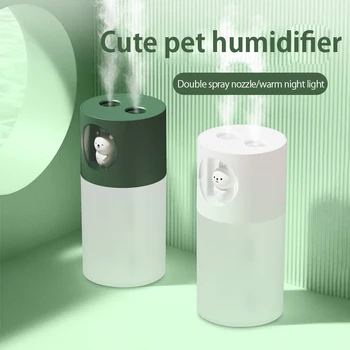 

ELOOLE Air Humidifier 270ML Ultrasonic Mini Aroma Essential Oil Diffuser for Home Car USB Fogger Mist Maker with LED Night Lamp