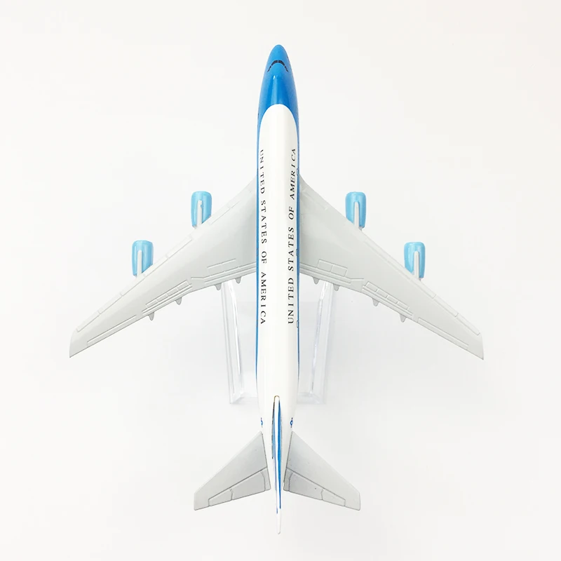 1/400 масштаб металлическая модель самолета Air Force One американские авиалинии Boeing 747 отлитая модель самолета Airway Коллекция игрушек для детей