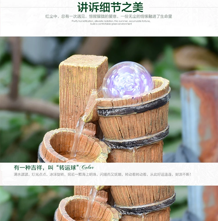 110 В/220 В креативные домашние фонтаны офисный стол мини-водопад ...