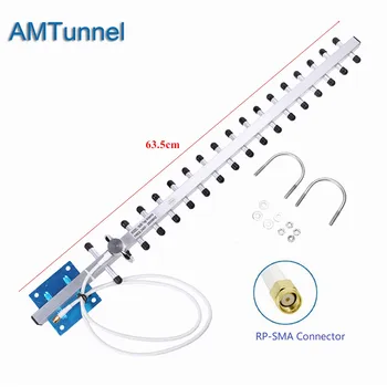 

2.4g WiFi antenna 4G LTE directional antenna 20dBi high gain yagi outdoor antena RP-female for Huawei ZTE Modem Routers