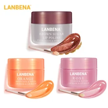 LANBENA увлажняющая маска для губ, скраб для губ, масло для губ, розовые губы, маска для сна, отшелушивающий крем для губ, питание восстановление, Уход за губами