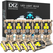 DXZ 10pcs T16 T15 W16W Lâmpada LED 2835 9-SMD 6000K Canbus 921 912 Luzes Inversas Carro Livre de Erros auto Backup Lâmpada 12V Branco