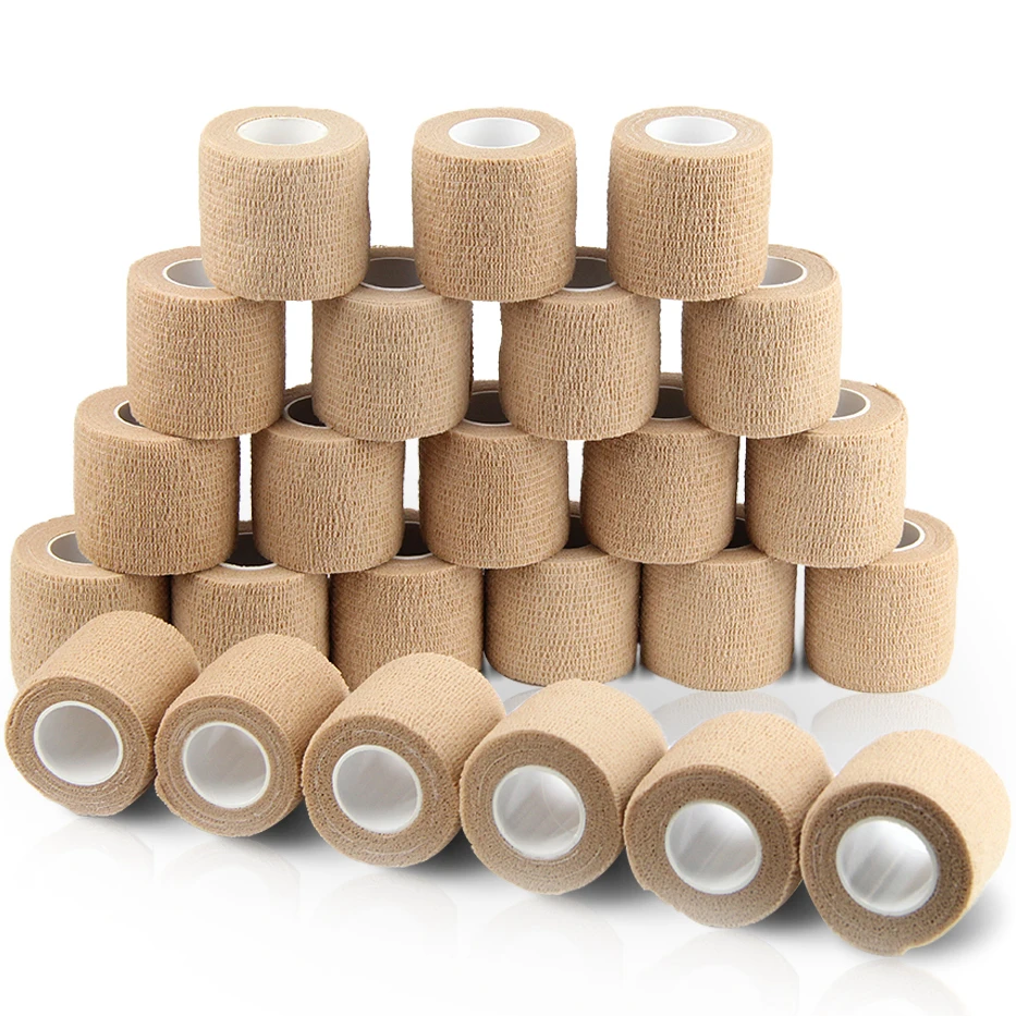 24 rolls Self Adhesive Bandage Wrap Cohesive Bandage Sports Tape Vet