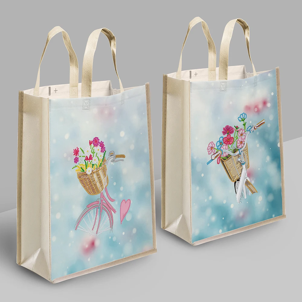 Diamond Painting Tote Bag Reusable Durable DIY Diamond Art Handbag