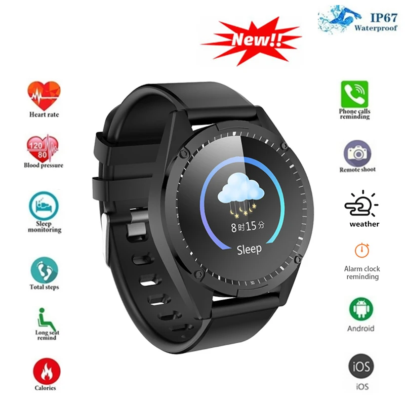 

New Plastic Woman Watch Men Sport Watch New Heart Rate Blood Pressure Monitor Anti-lost Running Pedometer For Men Women Bangle